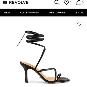 Revolve, Black strapy Heels - Tony Bianco. BRAND NEW